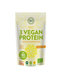 3 Vegan Proteina Bio 250g Sol Natural